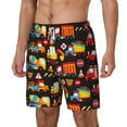 thumbnail image 2 of Gaeub Construction Truck Mens Swim Trunks Stretch Beach Shorts Quick Dry for Men Swim Shorts Swimwear with Pockets- XX-Large, 2 of 9