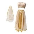 thumbnail image 4 of Traje de danza del vientre para mujer, chales de danza folclórica china, faldas de gasa, pantalones, traje tradicional de Halloween para fiesta de M, 4 of 8