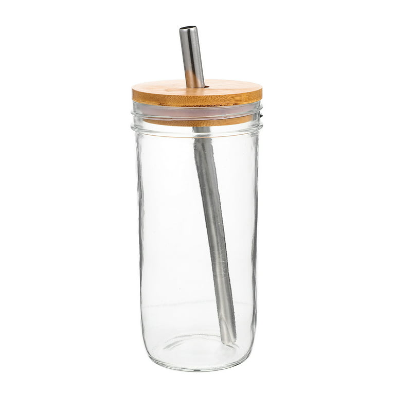 wood lid glass bottle, Wood Lid Tumbler, glass cup, straw cup