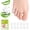 Clear, variant on Bukihome Silicone Toe Protectors – Silicone Open Pinky Toe Sleeves for Hammer Toes, Corns, Calluses, Blisters – Soft Gel Protector Toe Cushions for Pain Relief - 12 Count (6 Thick +6 Thin)