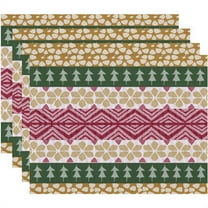 Holiday Essence FairIsle Geometric Print Placemat
