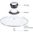 thumbnail image 3 of SHAR Pan Lid Handle Replacement - Set of 3 | Bakelite Lid Knobs for Cookware and Pot Lids, 3 of 5