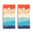thumbnail image 5 of Multi-Color Waves Star Cornhole Boards, 5 of 8