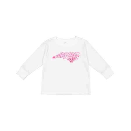 

Inktastic North Carolina Silhouette Mandala Gift Toddler Boy or Toddler Girl Long Sleeve T-Shirt