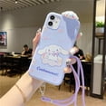 thumbnail image 1 of Sanrio-funda de teléfono con cordón para Samsung Galaxy S21, S20, S10, A71, A51, A90, A02, FE Note Ultra, muñeco de dibujos animados, Cinnamoroll My Melody Fivean unisex, 1 of 2