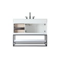 thumbnail image 2 of Elegant Kitchen and Bath 42 inch Single Bathroom Vanity in White, 2 of 7