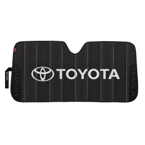 Toyota Elipse Blackout 61.5 inch x 30 inch 2-Sided Print Accordion Sunshade for Automotive Window