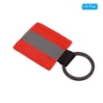 thumbnail image 3 of Uxcell Reflective Keychain Tags, 6 Pack Reflective Zipper Pulls for Backpack Dog Collar, Red, 3 of 6