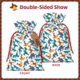 thumbnail image 2 of KLL Block Dinosaur for Christmas Gift Bag,Holiday Bags for Gifts Christmas Bags & Drawstring Gift Pouch Reusable Holiday Gift Bags & Party Favor Bags (1 PCS)-Small, 2 of 9
