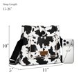 thumbnail image 2 of Wrangler Western Women Crossbody Bucket Purse Large Leather Shoulder Bag with Adjustable Strap, COW-Black, 2 of 7