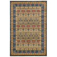 thumbnail image 1 of Unique Loom Edinburgh Collection Classic Oriental Traditional French Country Inspired Border Design Area Rug, 6 x 9 ft, Blue/Beige, 1 of 5