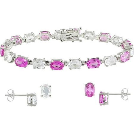 25 Carat T.g.w. Pink Sapphire And White