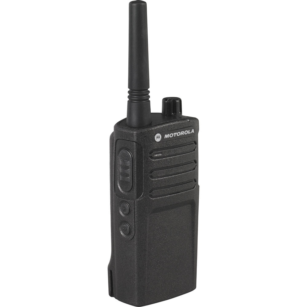 x Motorola RMM2050 On-Site 2-Way Radio (RMM2050) x Motorola HKLN4604  PTT Earpiece Pack With Mic Bundle