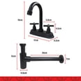 thumbnail image 2 of CESPOL NEGRO CON MEZCLADORA PARA LAVABO BAUEN KIT, 2 of 7