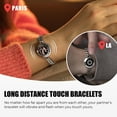 thumbnail image 3 of TOTWOO Long Distance Bracelets for Couples, Vibration & Light Up Bracelet, Montain & Sea Long Distance Relationship Gifts for Girlfriend Boyfriend, 3 of 7