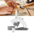 thumbnail image 4 of Vernier Bevel Protractor, 0-320 Measuring Angle Finder Accurate  For Carpenter For Woodworking For Construction, 4 of 8