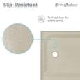 thumbnail image 7 of Voltaire 48" x 32" Acrylic White, Single-Threshold, Center Drain, Shower Base, 7 of 7