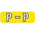 thumbnail image 2 of Doctor Stuff - File Folder Labels, Alphabet Letter P, Barkley FABAM - BAAM Series Compatible Alpha Stickers, Yellow, 1/2" x 1-1/2", 500/Roll, 2 of 4