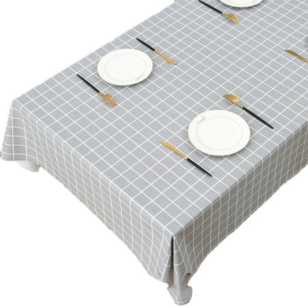 

Shield Your Table from Splashes Premium Waterproof & Oil-Resistant PVC Dining Tablecloth