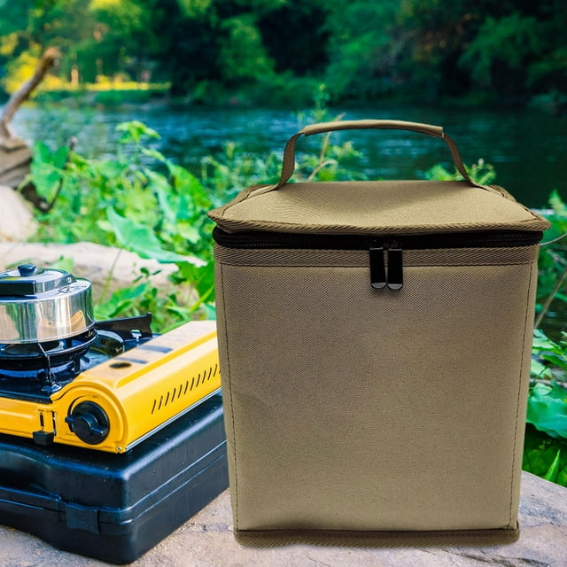 Bolsa de almacenamiento para tanque de Gas, bolsa de almacenamiento con asa y tapa, bolsa de transporte de gran capacidad, utensilios de cocina para Caqui L