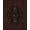 Red, Pattern 5, variant on ODIKA 8'x10' Washable Area Rug Non-Slip Chair-Friendly Mat Black Red Elegance with Floral Symmetry Intricate Geometric and Designs Border Detailing for Dining Room, Large Office, Lounge
