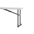 thumbnail image 4 of Mainstays 6 Foot Fold-in-Half Bench, Steel Frame, Indoor Outdoor, Includes Carry Handle, White, 4 of 15
