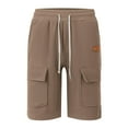 thumbnail image 5 of Styesk Shorts pour Hommes Couleur Unie Mode Décontractée avec Poches Taille à Lacets, 5 of 5
