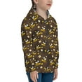 thumbnail image 5 of Sikiie Flying Furry Honey Bees Zip Up Hoodie Teenage, hoodies for Teenage, Zipper Sweatshirt Jacket for Daily, Traveling-Medium, 5 of 6