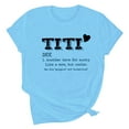 thumbnail image 2 of ALLLIST Tops for Women Short Sleeve Plus Size Crew Neck T-Shirts Holiday Fashion Graphic Blue Shirts Ladie's Tops, 2 of 3