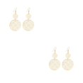 thumbnail image 4 of Pendientes para mujer Sonducket 1 par de aleación aro de moda gota Oro Plata, 4 of 6