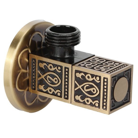 Blantye G1/2 robinet d'angle de filetage externe Antique robinet d'arrêt d'eau froide chaude accessoires de robinet