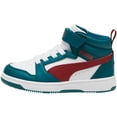 thumbnail image 1 of Tenis Puma Rebound V6 MID PS para Niños 17 A 21.5. 393832-18 verde oscuro 20.5, 1 of 4