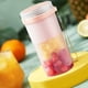 thumbnail image 3 of Licuadora portátil, taza de jugo, Mini taza de jugo USB, licuadora eléctrica para el hogar, taza exprimidora rosa, 3 of 5
