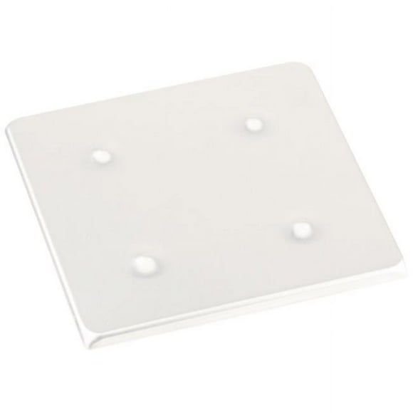 Diamond Tech International 1289931 Metal Mosaic Tile Raised Edge Square Coaster Base, 4 x 4 in., Silver