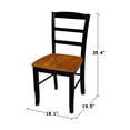 thumbnail image 5 of International Concepts Madrid Ladderback Chair (Set of 2), 5 of 11