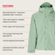 thumbnail image 5 of Campera Impermeable para Hombre MARMOT Cascade Verde M, 5 of 9