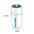thumbnail image 3 of HIBIBUD 2026 New Portable Usb Air Humidifier,Wireless Aromatherapy Nebulizer with 300Ml Tank,Long-Lasting Mist,Essential Oil Diffuser for Home,Office,Car Travel,Relaxing Mist,Portable and Stylish, 3 of 7