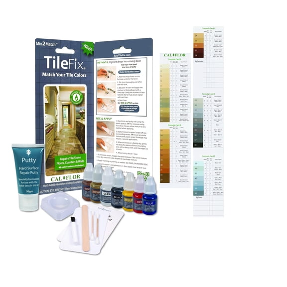 CalFlor FL49143 TileFix, Mix2Match Tile & Stone Repair Kit