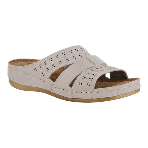berrylook plain flat peep toe casual flat sandals