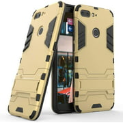 Case for ZTE Nubia V18 (6.01 inch) 2 in 1 Shockproof with Kickstand Feature Hybrid Dual Layer Armor Defender Protective