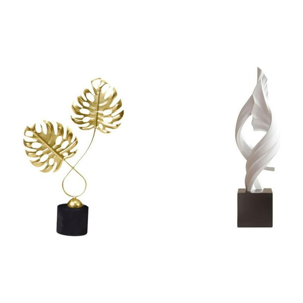 Escultura abstracta de resina, obra de arte decorativa coleccionable, adorno de mesa para escritorio, gabinete, casa, oficina, mesa de café, decoració