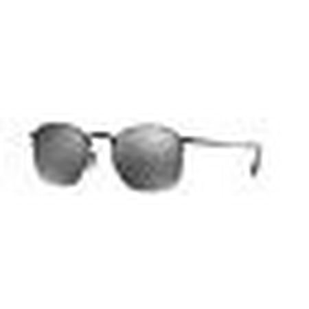 Oliver Peoples Rickman OV 1209S 5062/6G Matte Black / Black Mirrored Sunglasses