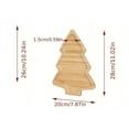 thumbnail image 2 of Christmas Wooden Tray 2 Pieces Exquisite Work Tree Design Multi Occasion Gift, 2 of 5