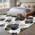 thumbnail image 4 of 8'x10' Area Rugs, Black Geometric Moroccan Indoor Outdoor Area Rug for Living Room Bedroom, Abstract Art Grey Ombre Modern Washable Bathroom Rugs Kitchen Floor Carpet Mats Home Decor Aesthetic, 4 of 8