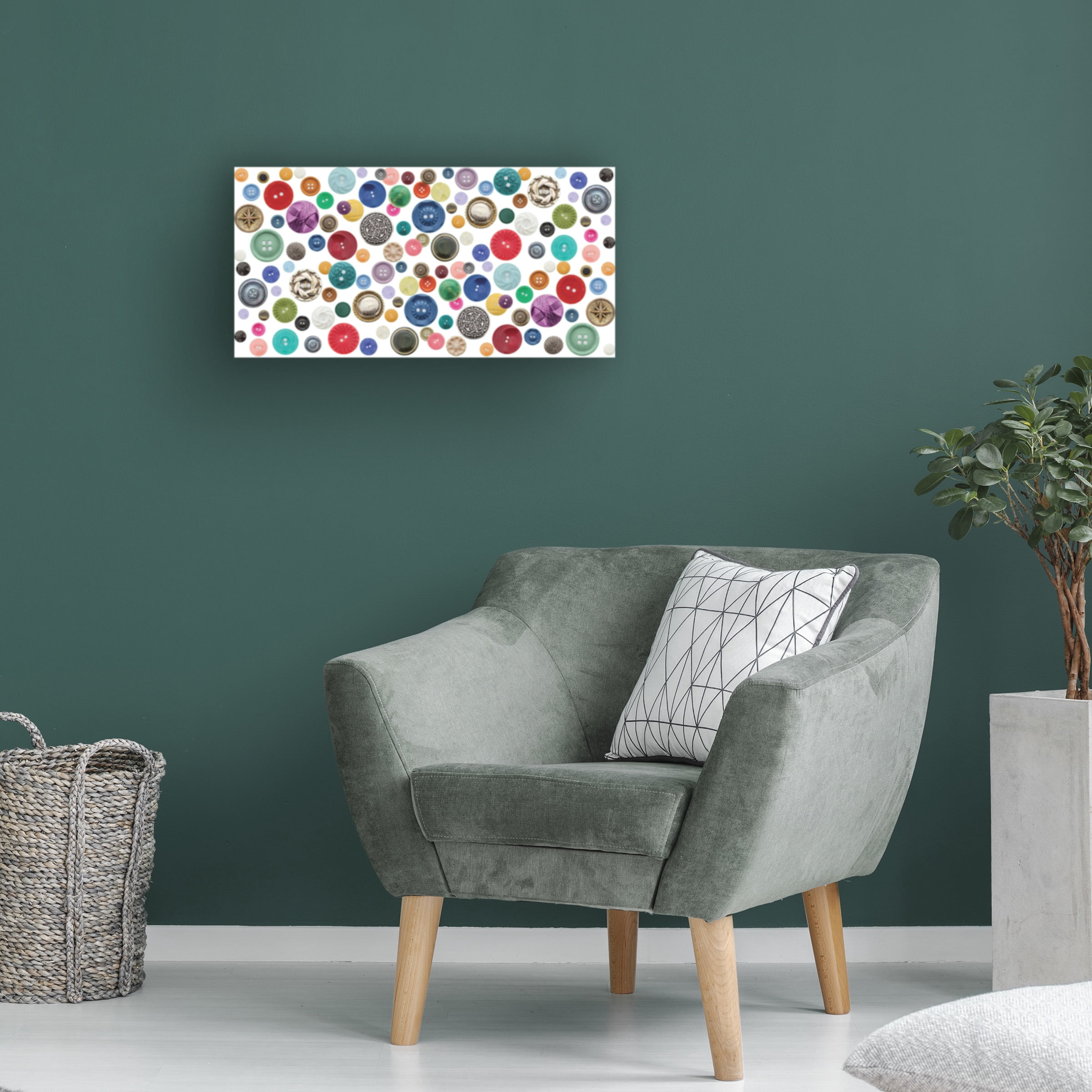 RetroPlanet 'Buttons' Canvas Art