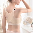 thumbnail image 6 of Babysbule Bras for Women Clearance Large Padded Underwear Front Buckle Breathable Comfortable Running Vest Bra, 6 of 9