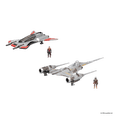 thumbnail image 2 of Star Wars™ Micro Galaxy Squadron The Mandalorian's N-1 Starfighter vs. Pirate Snub Fighter Battle Pack, 2 of 4