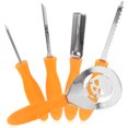 thumbnail image 3 of 5pcs Halloween Pumpkin Carving Tools Stainless Steel Pumpkin DIY Sculpting Tools, 3 of 8