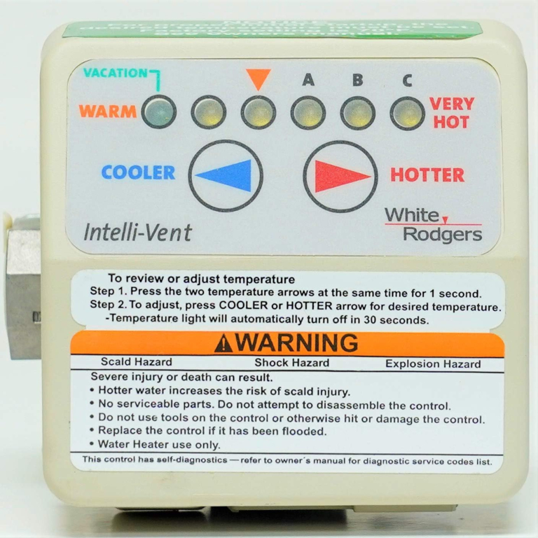 White-Rodgers 37E73A-903 Gas Water Heater Thermostat Control Intelli-Vent  Valve For Natural Gas Only - Walmart.com