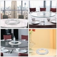 thumbnail image 6 of WHAMVOX  Round Turntable Bearing Base Rotating Display Dining Silver, 6 of 8